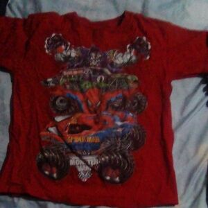 Spider-Man Red Kids Short Sleeve Tee